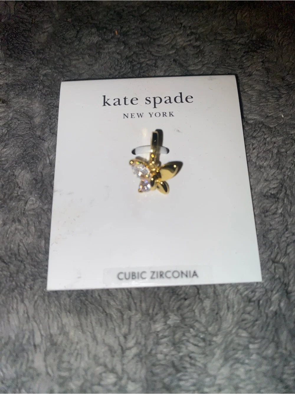 Kate Spade New York Womens Butterfly Charm $60
